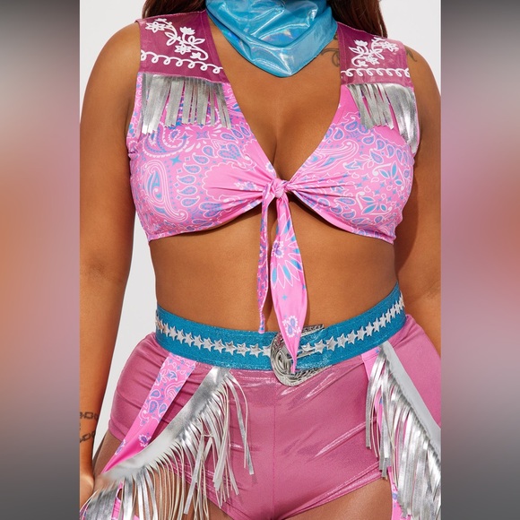 Spaced Out Cowgirl 4 Piece Costume Set - Picture 5 of 6